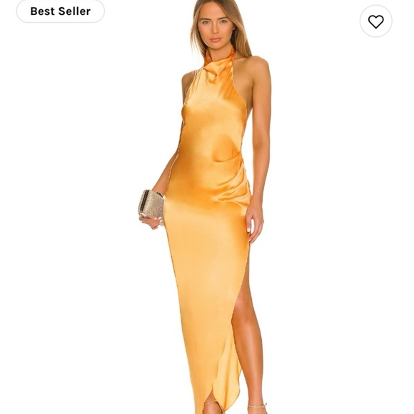 Amanda Uprichard x Revolve Samba Gown - Citron - Picture 1 of 2